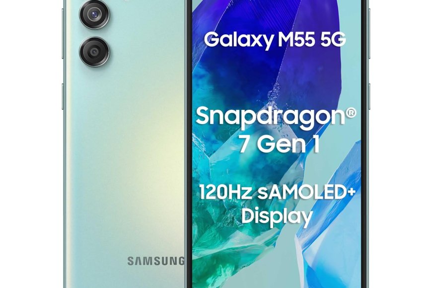 Samsung Galaxy M55 5G (Light Green, 12GB RAM, 256GB Storage) At just Rs. 32,999 [MRP 34,999]