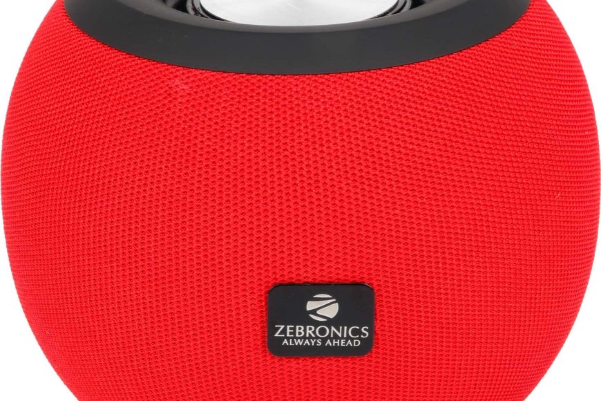Zebronics Zeb& Bellow 40 8 W Bluetooth Speaker (Red) At just Rs. 1049 [MRP 1999]
