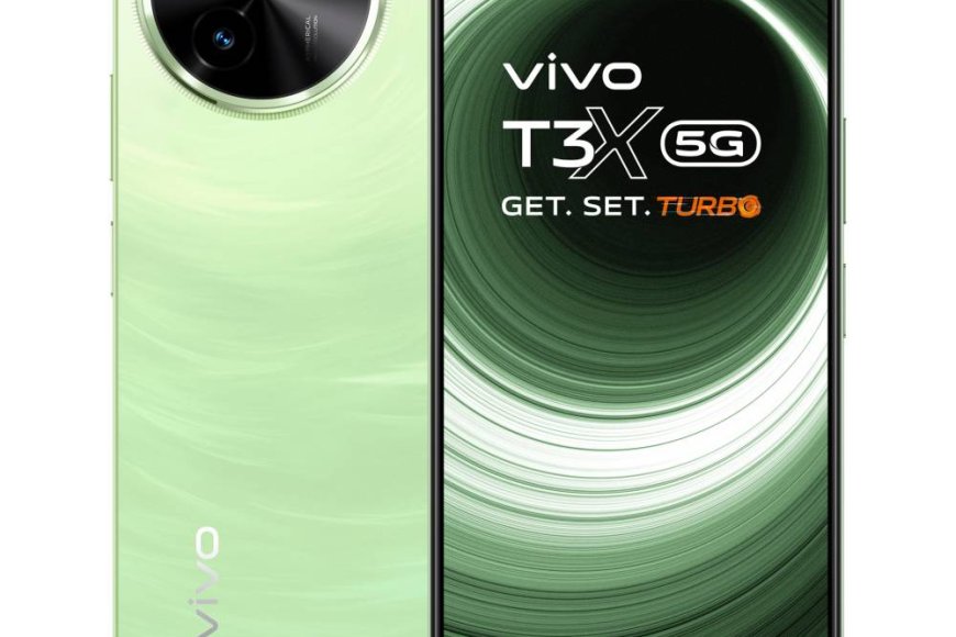 Vivo T3x 5G (Celestial Green, 6GB RAM, 128GB Storage) At just Rs. 14,999 [MRP 18,999]