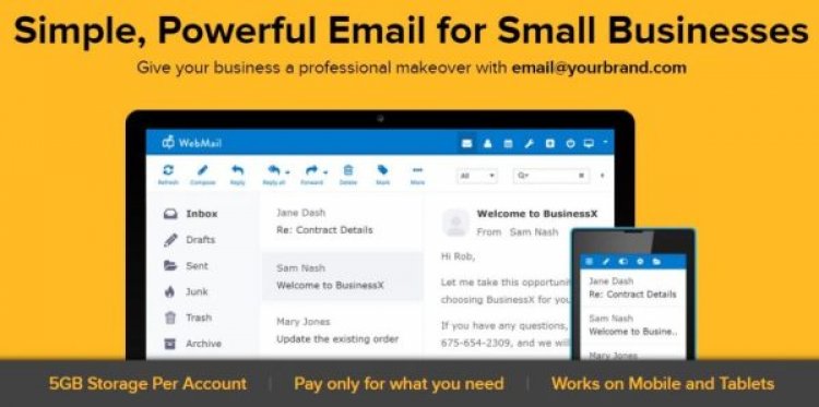 Simple and Powerful Business Email Plan @ Just Rs.32 Per Month!