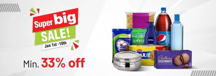 Super Big Sale is Live: Get Min. 33% off