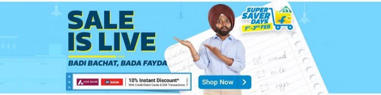 Super Saver Days: 1st-3rd Feb
