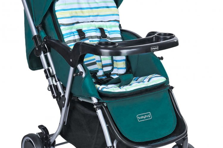 babyhug stroller with rocker