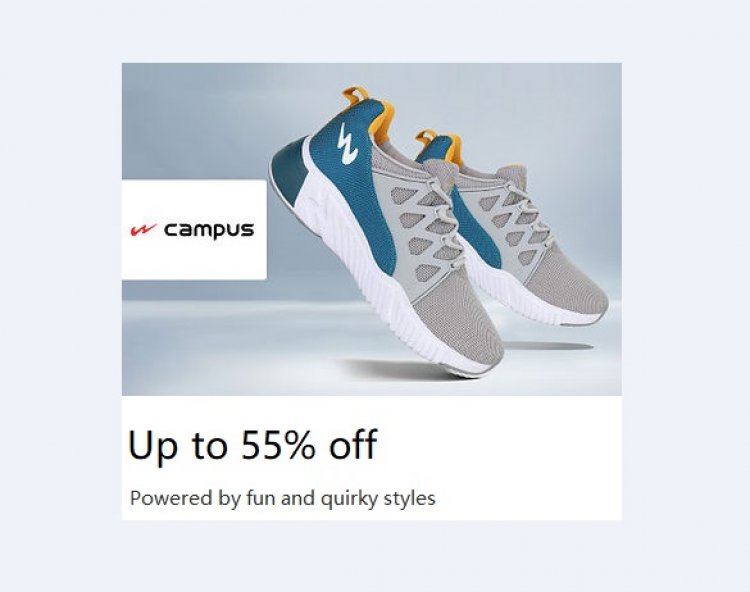 Up to 55% off on Campus Footwear