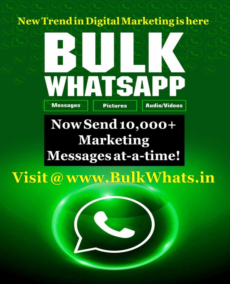 Send Bulk Whatsapp Marketing Messages starting At just Rs. 900