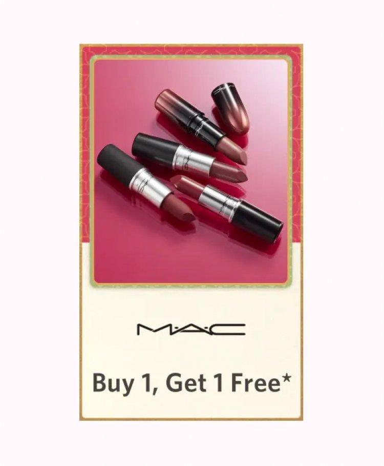 mac lipstick buy one get free