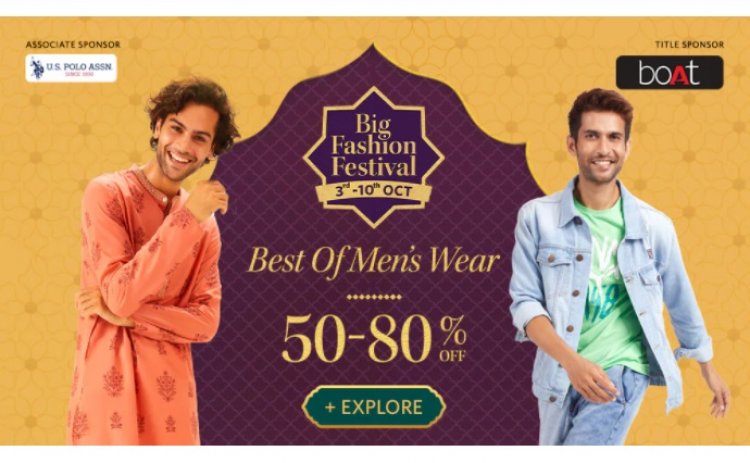 Big Fashion Festival: Get 50-80% off on Men's Wear