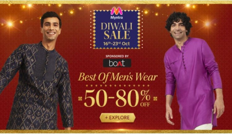 Diwali Sale: Get 50-80% off on Men's Wear