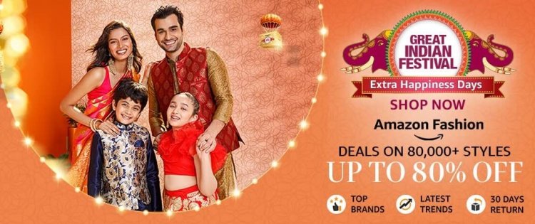Great Indian Festival: Up to 80% off on Amazon Fashion