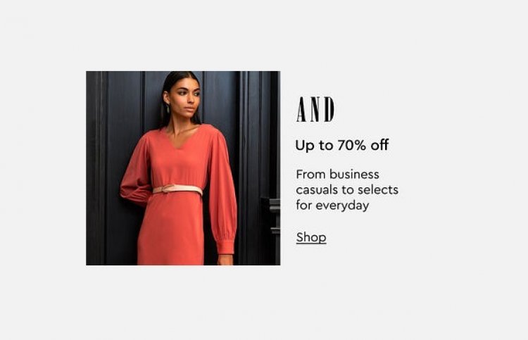 Up to 70% off on AND Brand