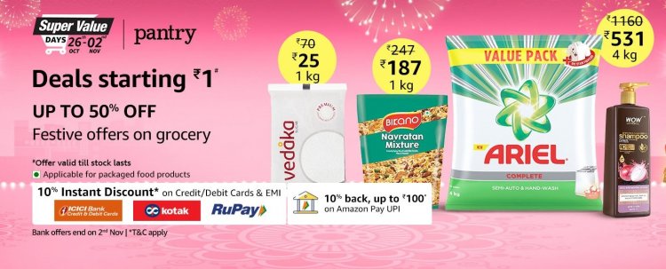Super Value Days: Up to 50% off on Amazon Pantry