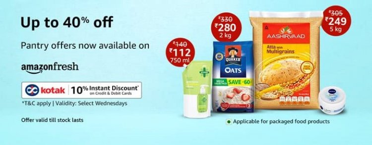Up to 40% off on Amazon Fresh