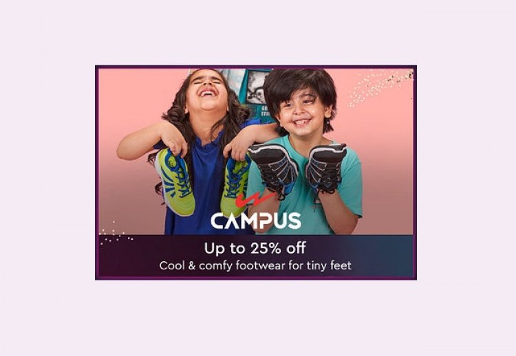 Up to 25% off on Campus Kids Footwear
