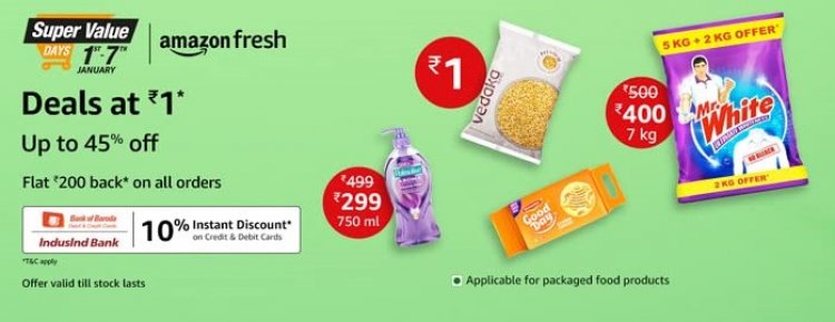 Up to 45% off on Amazon Fresh