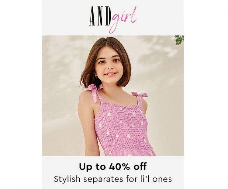 Up to 40% off on AND Girl Brand