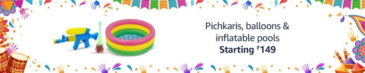 Pichkaris, Balloons and Inflatable pools starting Rs.149