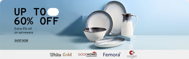 Up To 60% off on Serve Ware