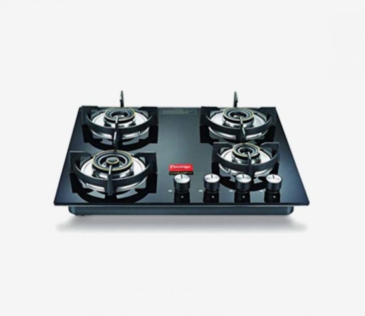 Prestige Vogue PHTV04 4 Burners Glass Hob Top at just Rs.18799 [MRP 25295]