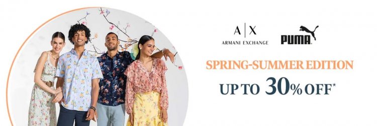 Spring Summer Edition : Up To 30% off Cloths and Accessories