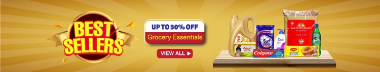 Up To 50% off on Grocery Essentials