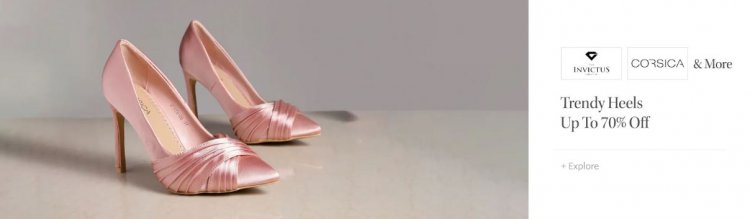 Up To 70% off on Trendy Heels