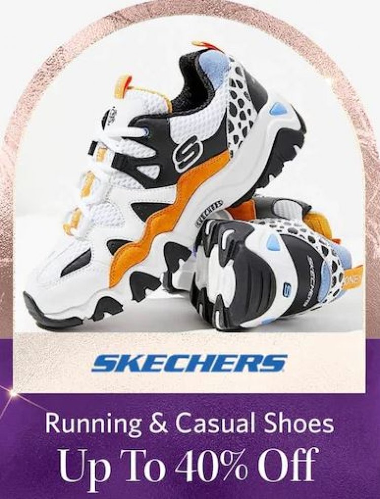 Up To 40% off on Skechers Running & Casual Shoes