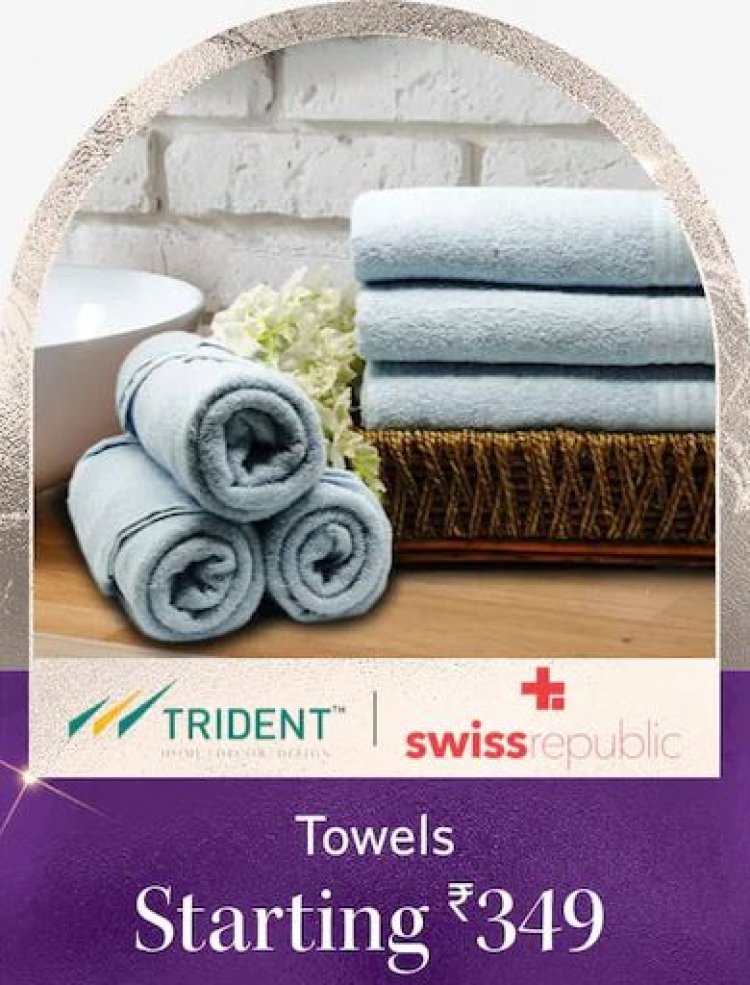 Towels starting at Rs.349