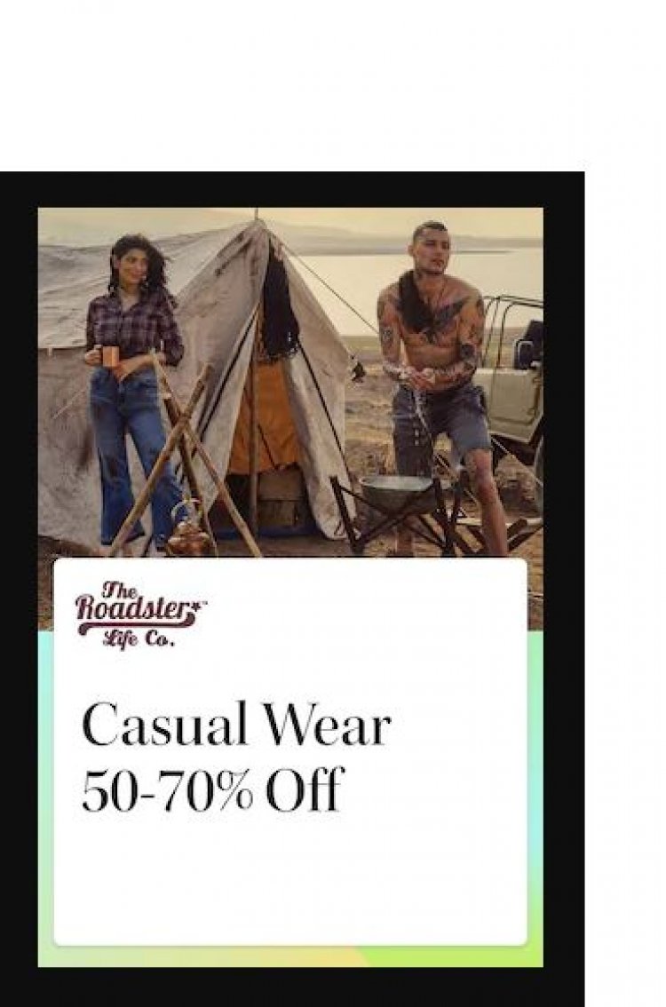 50-70% off on Casual wear