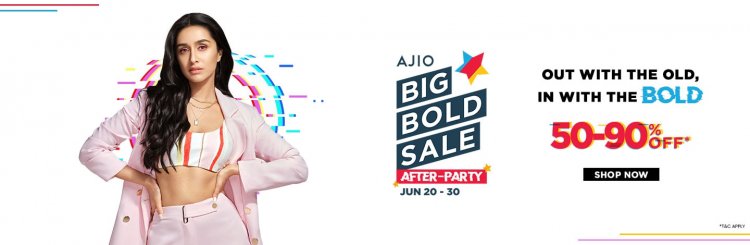 AJIO BIG BOLD SALE: 50-90% off