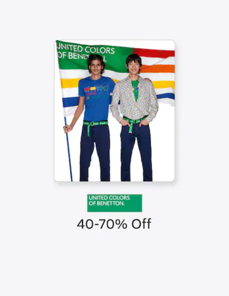 40-70% off on United Colors of Benetton brand