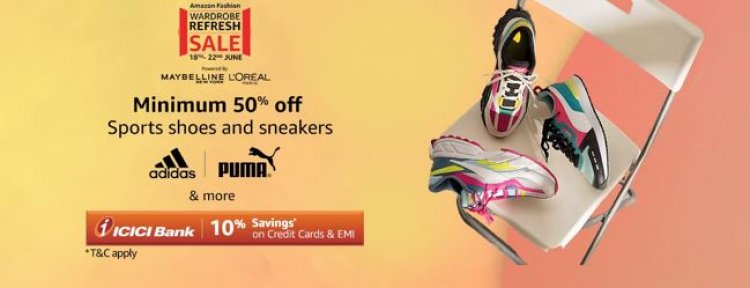 Wardrobe Refresh Sale: Min 50% off on Sports Shoes & Sneakers