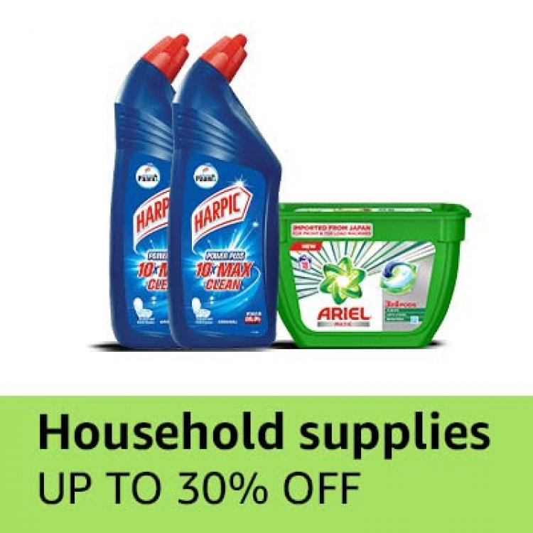 Up To 30% off on Household supplies