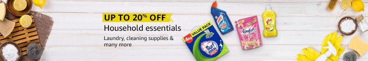 Up To 20% off on Household essentials