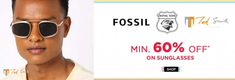 Min 60% off on Sunglasses