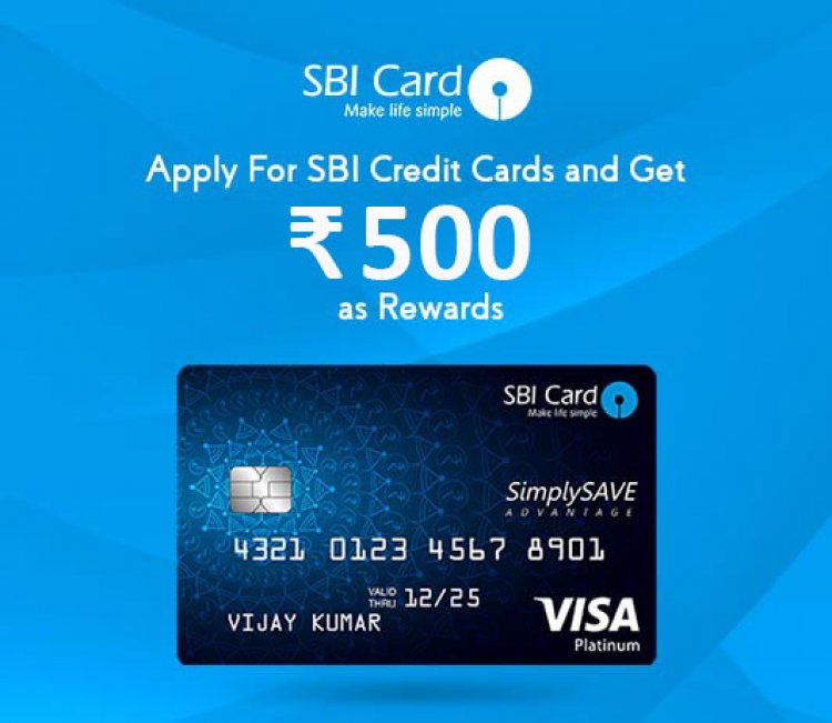 Apply for a SBI Credit Card and get free Gift Voucher worth Rs.500!