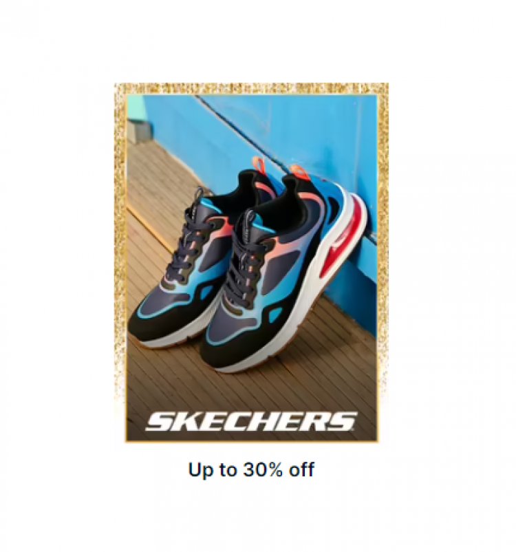 Up to 30% off on Skechers Shoes