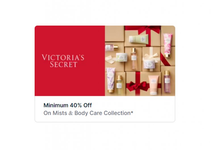 Minimum 40% off on Victoria's Secret products
