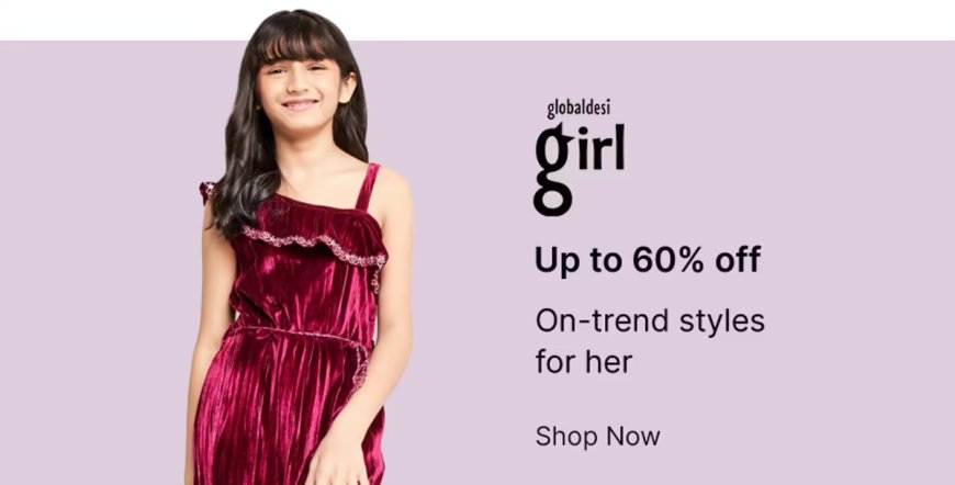Up to 60% off on Global Desi Girl Brand