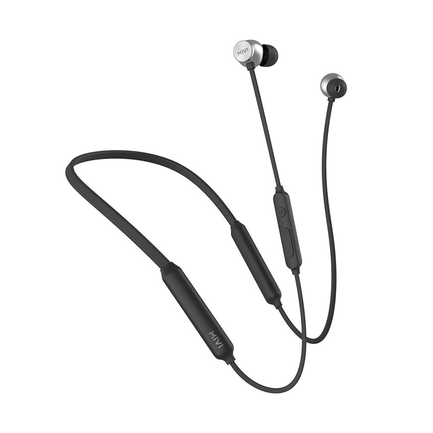 Mivi Collar Flash Pro Bluetooth Neckband (Black) At just Rs. 1399 [MRP 2999]