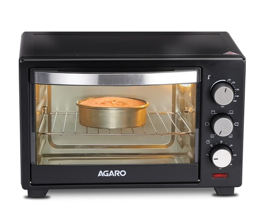Agaro Marvel 25 L Oven Toaster Grill (OTG) (Black) At just Rs. 3499 [MRP 4999]