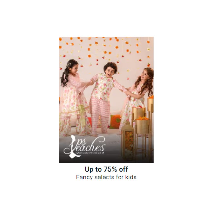 Up to 75% off on PS Peaches Brand