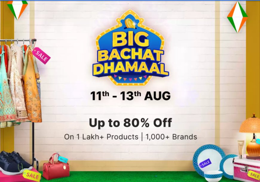 Big Bachat Dhamaal: Up to 80% off on Fashion & Electronic products