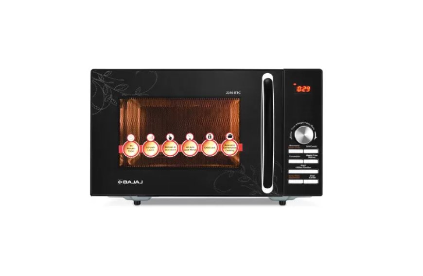 BAJAJ 23 L Convection & Grill Microwave Oven (Black) At just Rs. 10,499 [MRP 17,775]