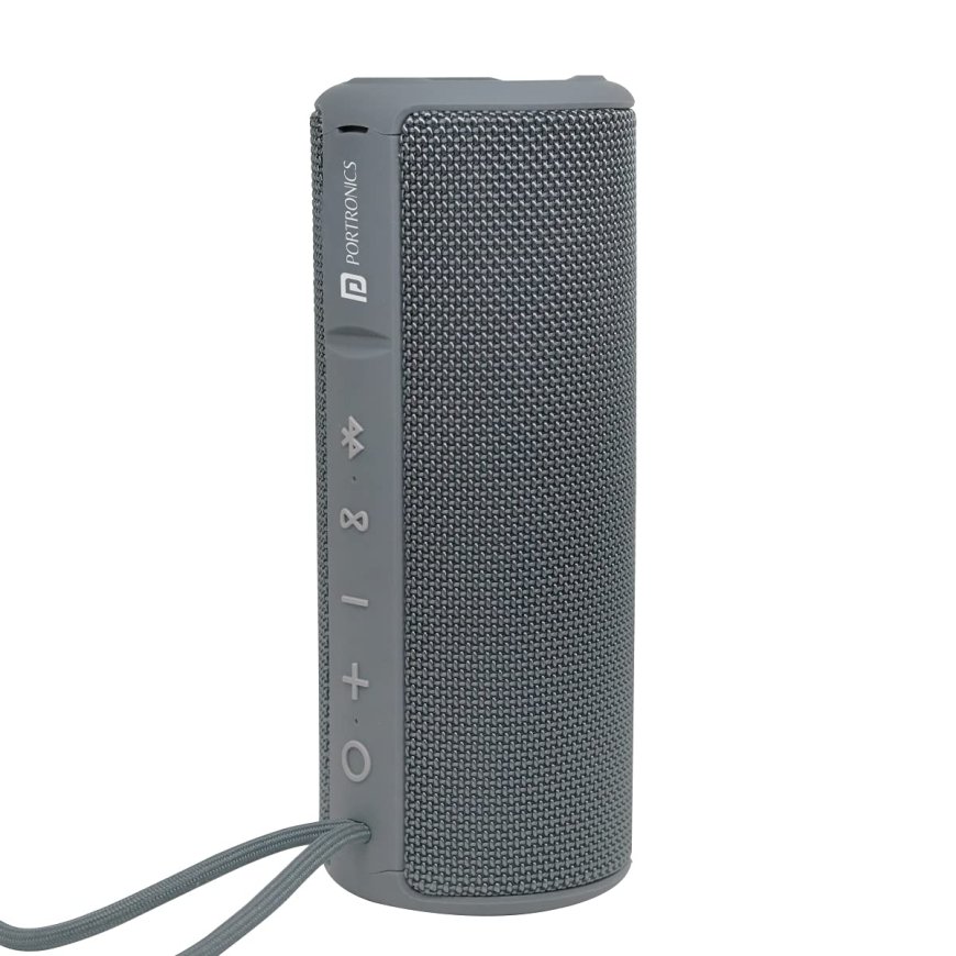 Portronics Breeze Plus 20 W Bluetooth Speaker (Grey) At just Rs. 1999 [MRP 3999]