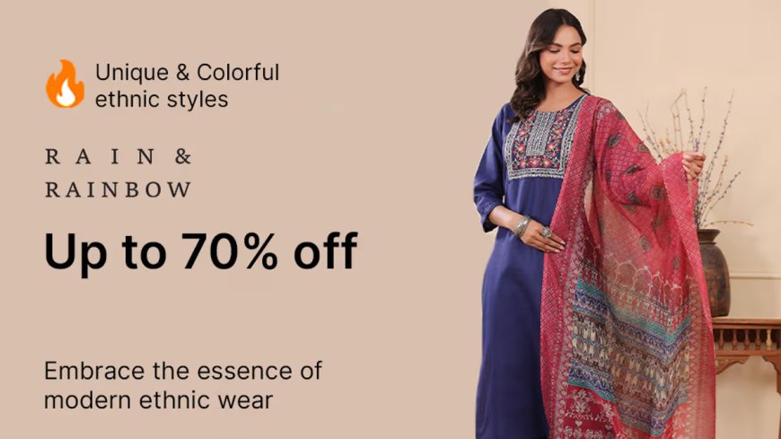 Up to 70% off on Rain & Rainbow Brand