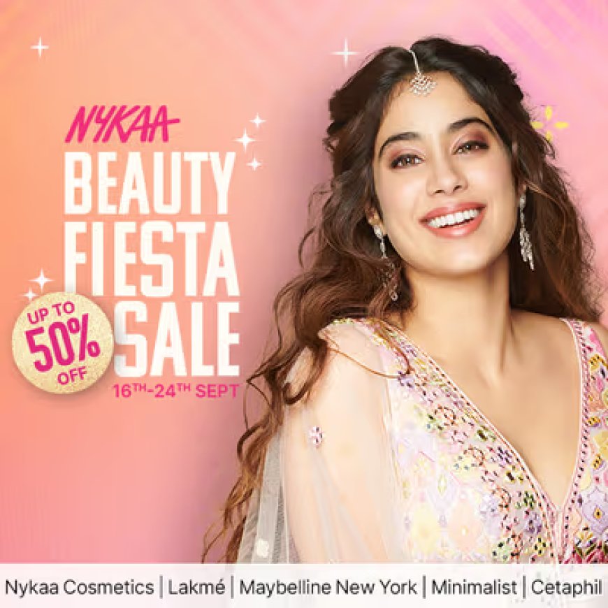 Beauty Fiesta Sale: Up to 50% off on Beauty products