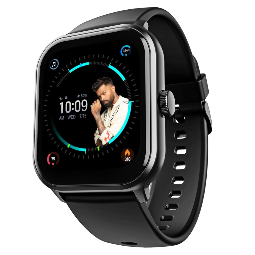 boAt Wave Edge Bluetooth Calling Smart Watch (Active Black) At just Rs. 1199 [MRP 8990]