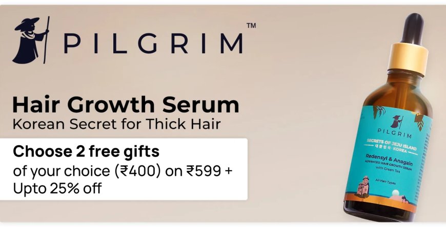 Up to 25% off + Free Gift on Pilgrim products