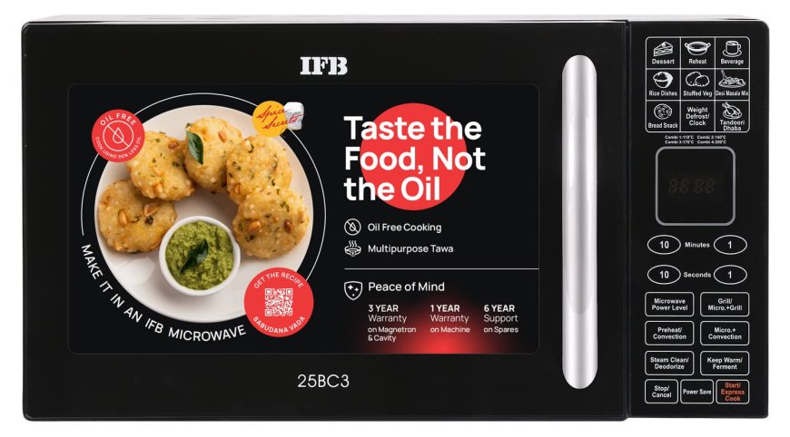 IFB 25 L Convection Microwave Oven (Black) At just Rs. 11,339 [MRP 16,190]