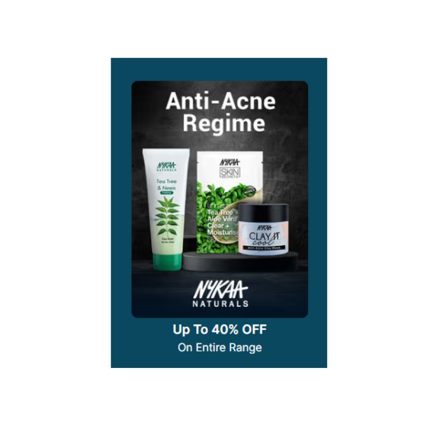 Up to 40% off on Nykaa Naturals products